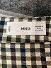MNG Checkered-gingham Black Casual Skirt Size M - photo 4