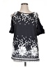 NORACORA 100% Polyester Black 3/4 Sleeve Blouse Size XL - photo 1
