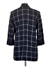Express 100% Polyester Plaid Blue Blazer Size L - photo 2