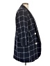 Express 100% Polyester Plaid Blue Blazer Size L - photo 4