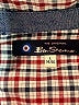 Ben Sherman Checkered-gingham Burgundy Long Sleeve Button-Down Shirt Size 14 - 16 - photo 3