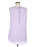 CAbi 100% Polyester Solid Purple Sleeveless Blouse Size M - photo 2