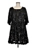 By Together 100% Polyester Stars Black Cocktail Dress Size M - photo 1