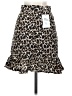 Cali Blue 100% Polyester Animal Print Brown Casual Skirt Size S - photo 2