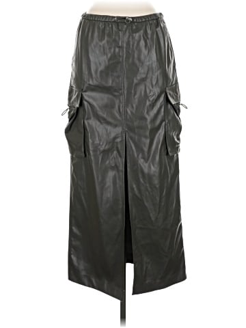 Zara Faux Leather Skirt (view 1)