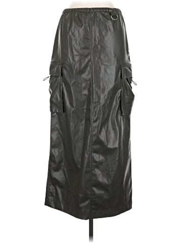Zara Faux Leather Skirt (view 2)