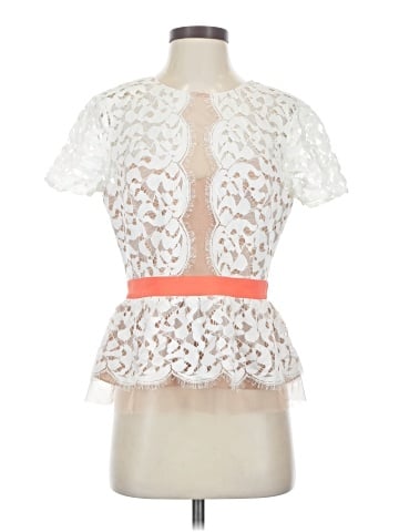 BCBGMAXAZRIA Short Sleeve Top (view 1)
