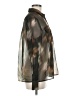 Rag & Bone 100% Polyester Camo Brown Long Sleeve Blouse Size M - photo 4