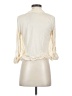 Chocolate 100% Rayon Ivory 3/4 Sleeve Blouse Size S - photo 2
