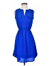 Jigsaw Solid Blue Casual Dress Size S - photo 1