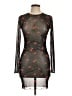 Bear Dance Graphic Black Cocktail Dress Size L - photo 1