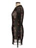 Bear Dance Graphic Black Cocktail Dress Size L - photo 5