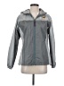 Assorted Brands 100% Polyester Gray Windbreaker Size XS - photo 1