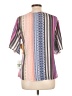 One World Pink Short Sleeve Blouse Size L (petite) - photo 2