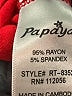 Papaya Red Tank Top Size S - photo 9