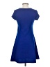 Wilde Solid Blue Casual Dress Size S - photo 2