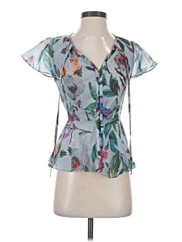 Floreat Short Sleeve Blouse (view 1)