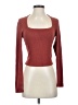 OGL Burgundy Long Sleeve Top Size S - photo 1