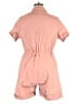 A Beautiful Soul Solid Pink Romper Size XL - photo 2