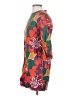 Something Navy Print Orange Casual Dress Size XS - photo 5