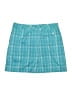 Izod Golf Plaid Teal Blue Active Skort Size 6 - photo 2