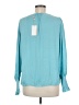Elie Tahari 100% Polyester Teal Long Sleeve Blouse Size M - photo 2