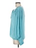 Elie Tahari 100% Polyester Teal Long Sleeve Blouse Size M - photo 5