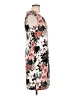 Connected Apparel Floral Black Casual Dress Size 10 (petite) - photo 4