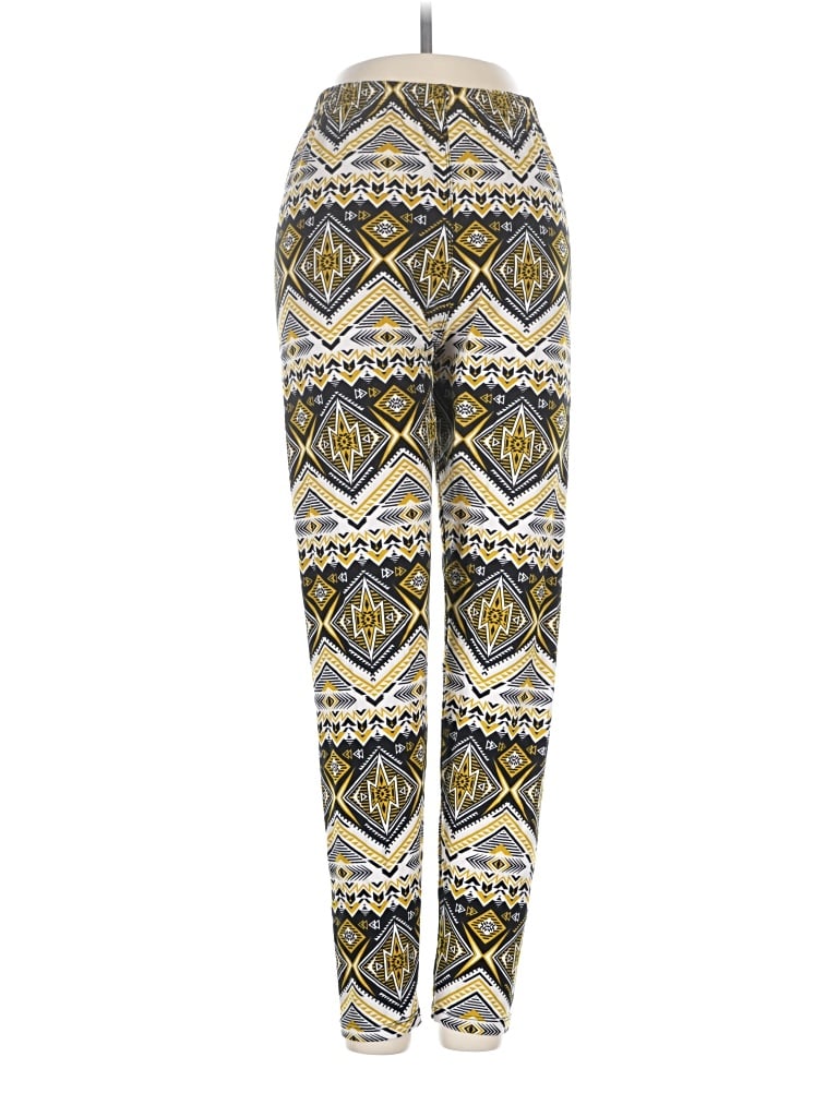 Pre-owned Agnes & Dora Leggings In Gold
