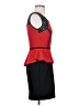 En Focus Color Block Red Cocktail Dress Size 4 Petite - photo 4