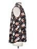 Pleione 100% Polyester Floral Black Sleeveless Blouse Size S - photo 4