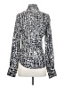 Rachel Zoe 100% Silk Animal Print Black Long Sleeve Silk Top Size 2 - photo 2