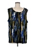 Jones Studio Blue Sleeveless Blouse Size M - photo 1