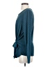 Sinuous Teal Long Sleeve Top Size S - photo 5
