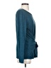 Sinuous Teal Long Sleeve Top Size S - photo 4