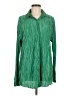 Unbranded 100% Polyester Green Long Sleeve Blouse Size M - photo 1