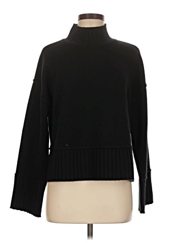 Aqua Cashmere Pullover Sweater (view 1)