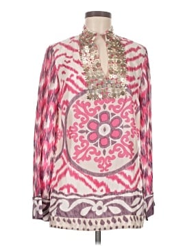 Tory Burch Long Sleeve Silk Top (view 1)