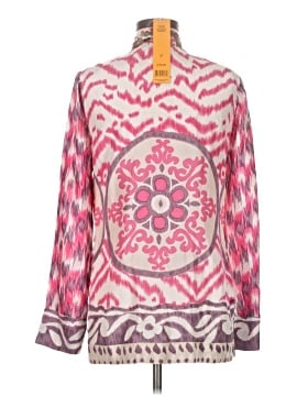 Tory Burch Long Sleeve Silk Top (view 2)