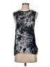 Ginger G. Blue Sleeveless T-Shirt Size S - photo 1