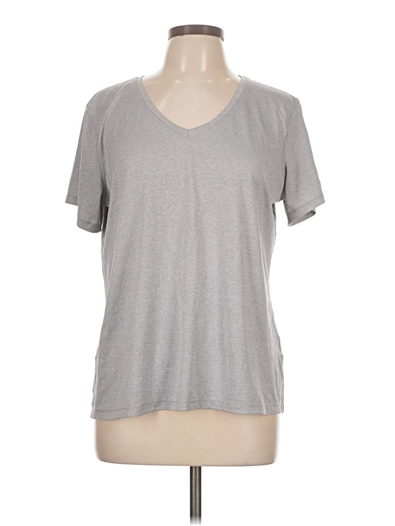 Pre-owned Athletic Works Short Sleeve T-shirt In Gray