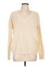 Theory 100% Cashmere Ivory Cashmere Pullover Sweater Size L - photo 1