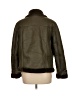 Topshop 100% Polyester Green Coat Size 8 - photo 2