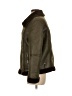 Topshop 100% Polyester Green Coat Size 8 - photo 5