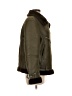 Topshop 100% Polyester Green Coat Size 8 - photo 4