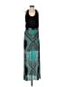 MICHAEL Michael Kors 100% Polyester Graphic Teal Black Casual Dress Size XS - photo 1