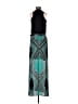 MICHAEL Michael Kors 100% Polyester Graphic Teal Black Casual Dress Size XS - photo 2