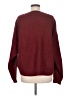 H&M L.O.G.G. Solid Burgundy Pullover Sweater Size M - photo 2