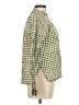 Assorted Brands 100% Cotton Tweed Green Long Sleeve Blouse Size M (estimated) - photo 4