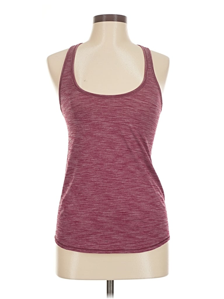 Pre-owned Lululemon Athletica Active Tank Top In Burgundy
